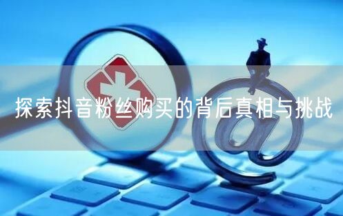探索抖音粉丝购买的背后真相与挑战