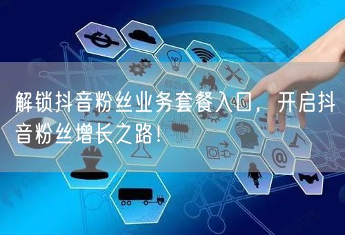 解锁抖音粉丝业务套餐入口,开启抖音粉丝增长之路!