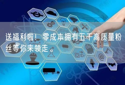 送福利啦！零成本拥有五千高质量粉丝等你来领走。
