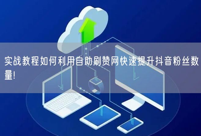 实战教程如何利用自助刷赞网快速提升抖音粉丝数量!