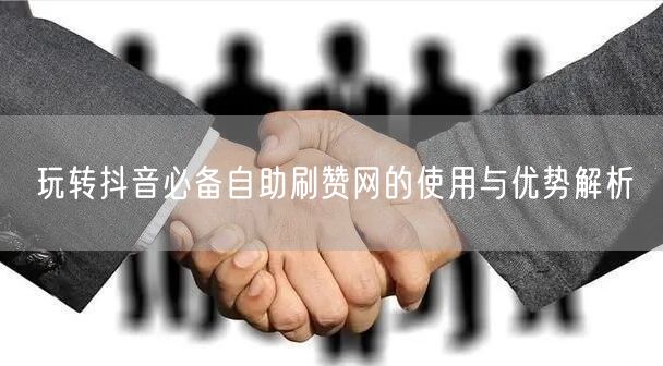 玩转抖音必备自助刷赞网的使用与优势解析